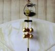Indoor/Outdoor Decor Bronze Wind Chimes Wind Bells with 6 Bells, Style A