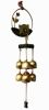 Indoor/Outdoor Decor Bronze Wind Chimes Wind Bells with 6 Bells, Style D
