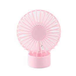 Fashion Simple Design USB Fans Portable Fan Desk Fan for Office, Pink