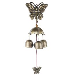 Pastoral style Wind Chimes Wind Bell 3 bells Butterfly