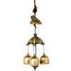 Chinese style Good Luck Wind Chimes Wind Bell 3 Copper Bells, B