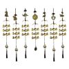 Chinese style Good Luck Wind Chimes Wind Bell 9 Copper Bells, M