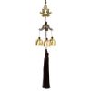 Chinese Style 3 Copper Bells Home Garden Decoration Wind Chimes Wind Bell, V
