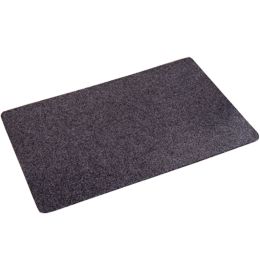 Absorbent Nonslip Door Mat Entry Mats Doormat Floor Carpet Rug, Solid Grey