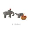 Mini Elephant Yard/Garden Resin Decor Figurines for Pot Plant, Plant Decor
