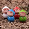 Set of 4 Creative Pretty Lovely Little Girls Figurines for Pot Plant 3.5CM